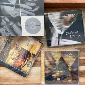 POTTERY BARN Cocktail Trilogy Sealed CDs - On The Rocks/Lounge/Straight Up 2003